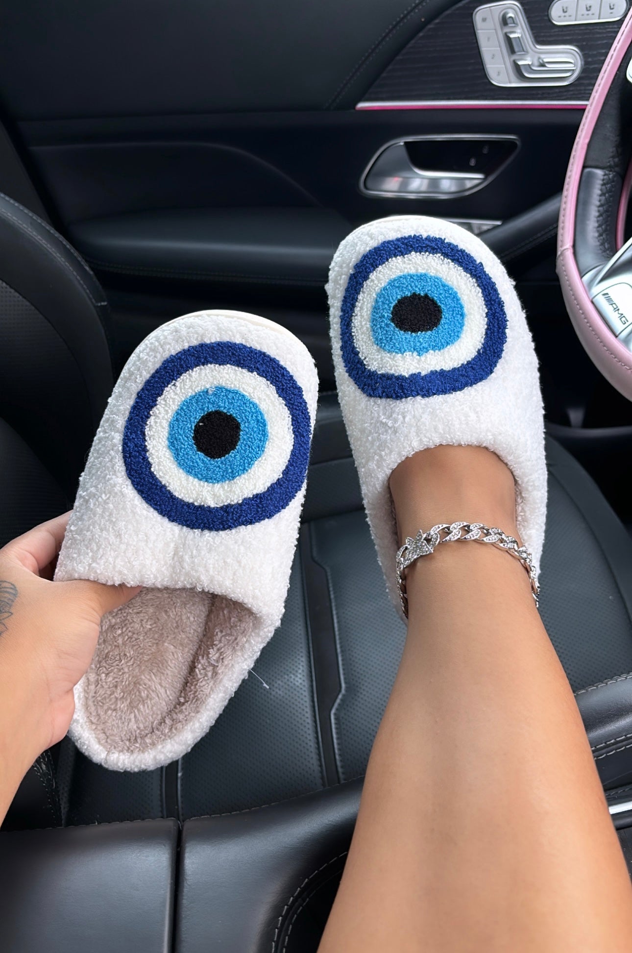 evil eye slippers image 0