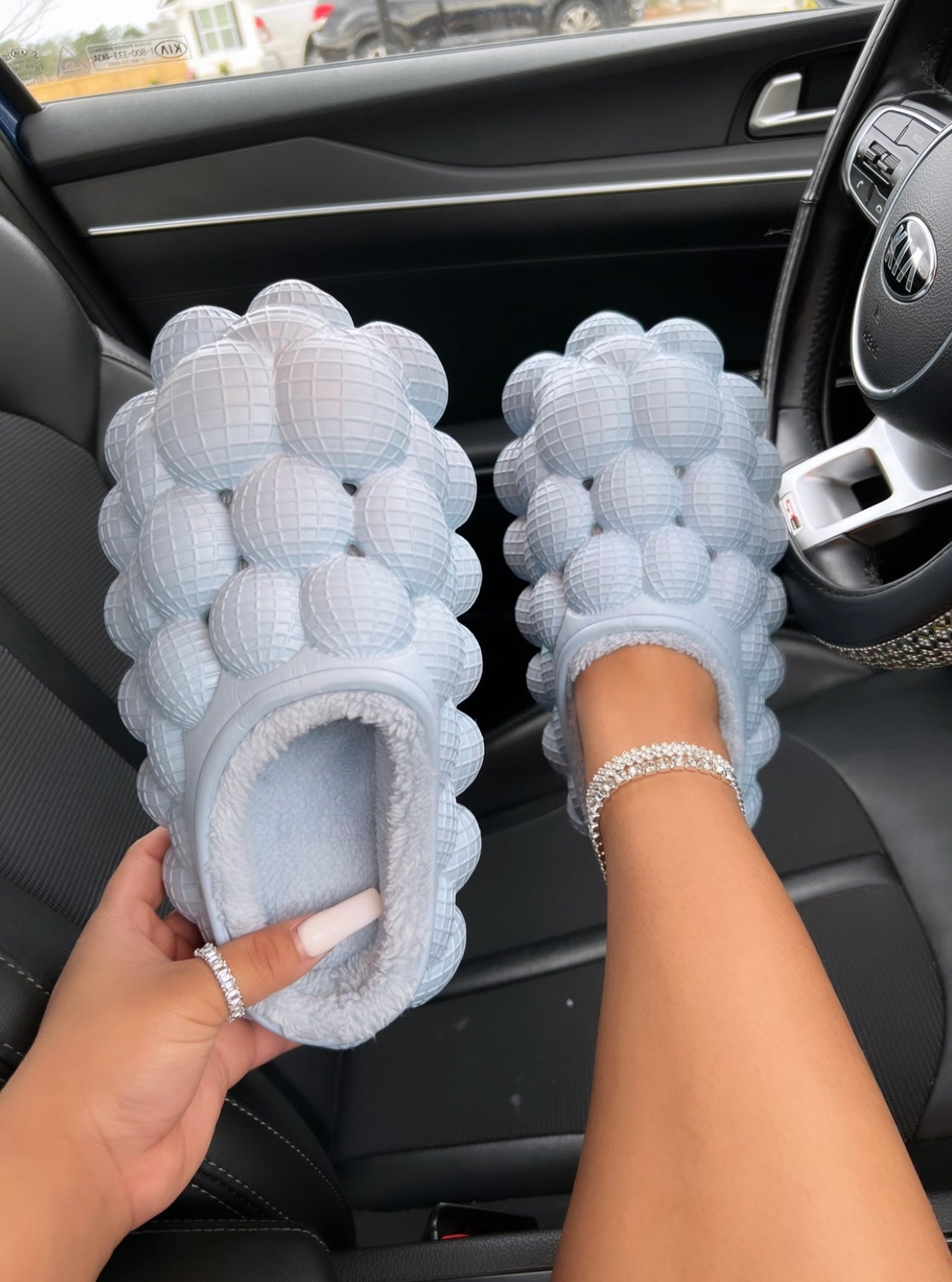 fur bubble shoes image 2