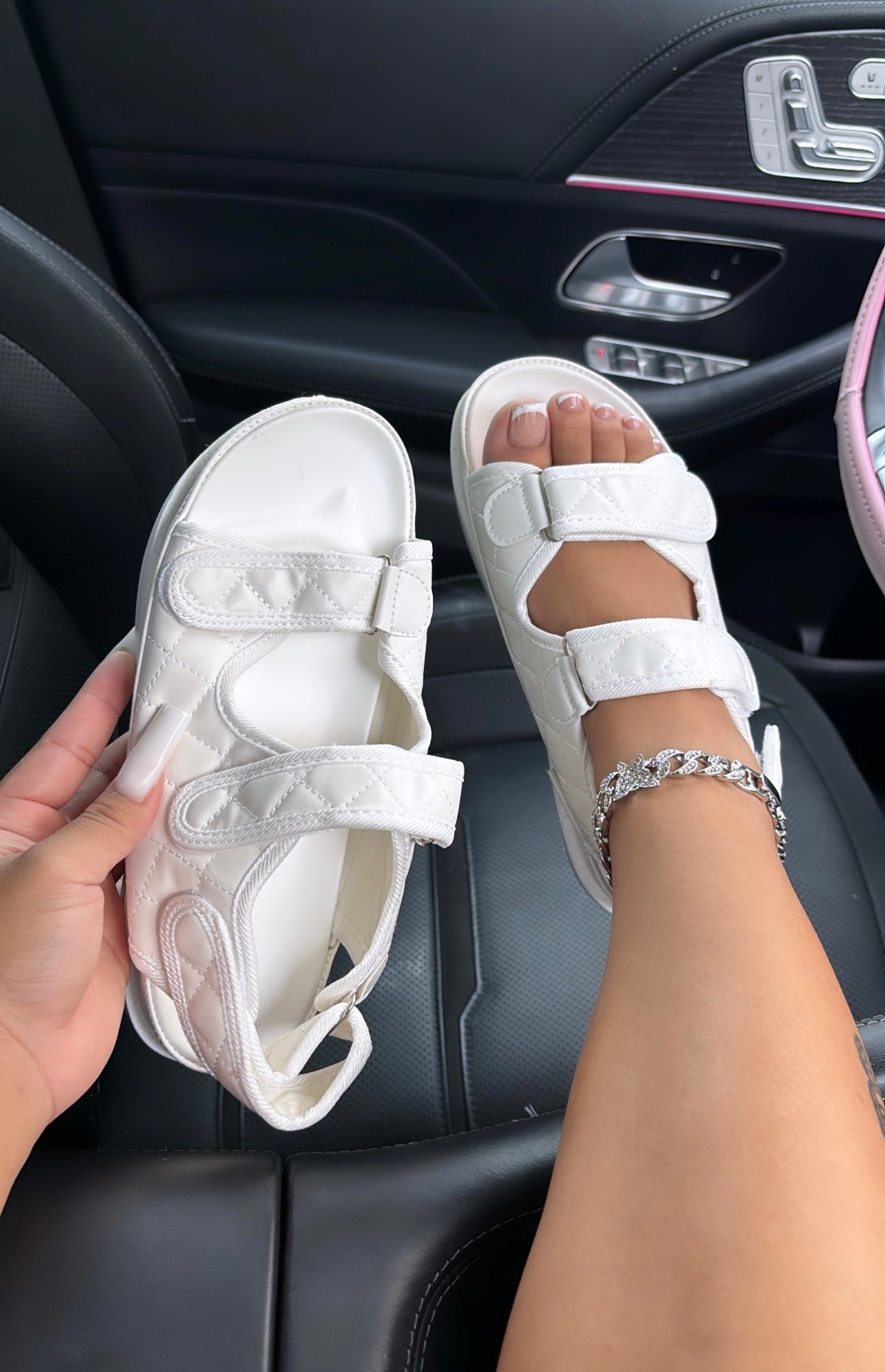 double strapped sandals image 1
