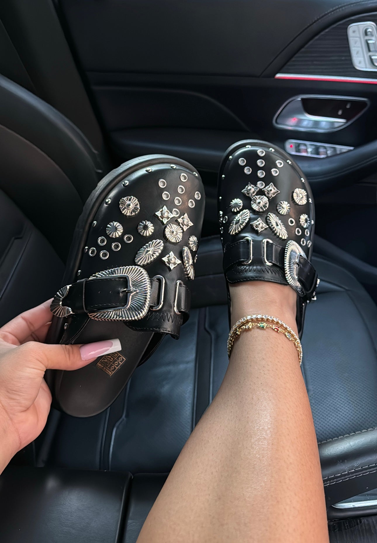 rhinestone belt slides image 0