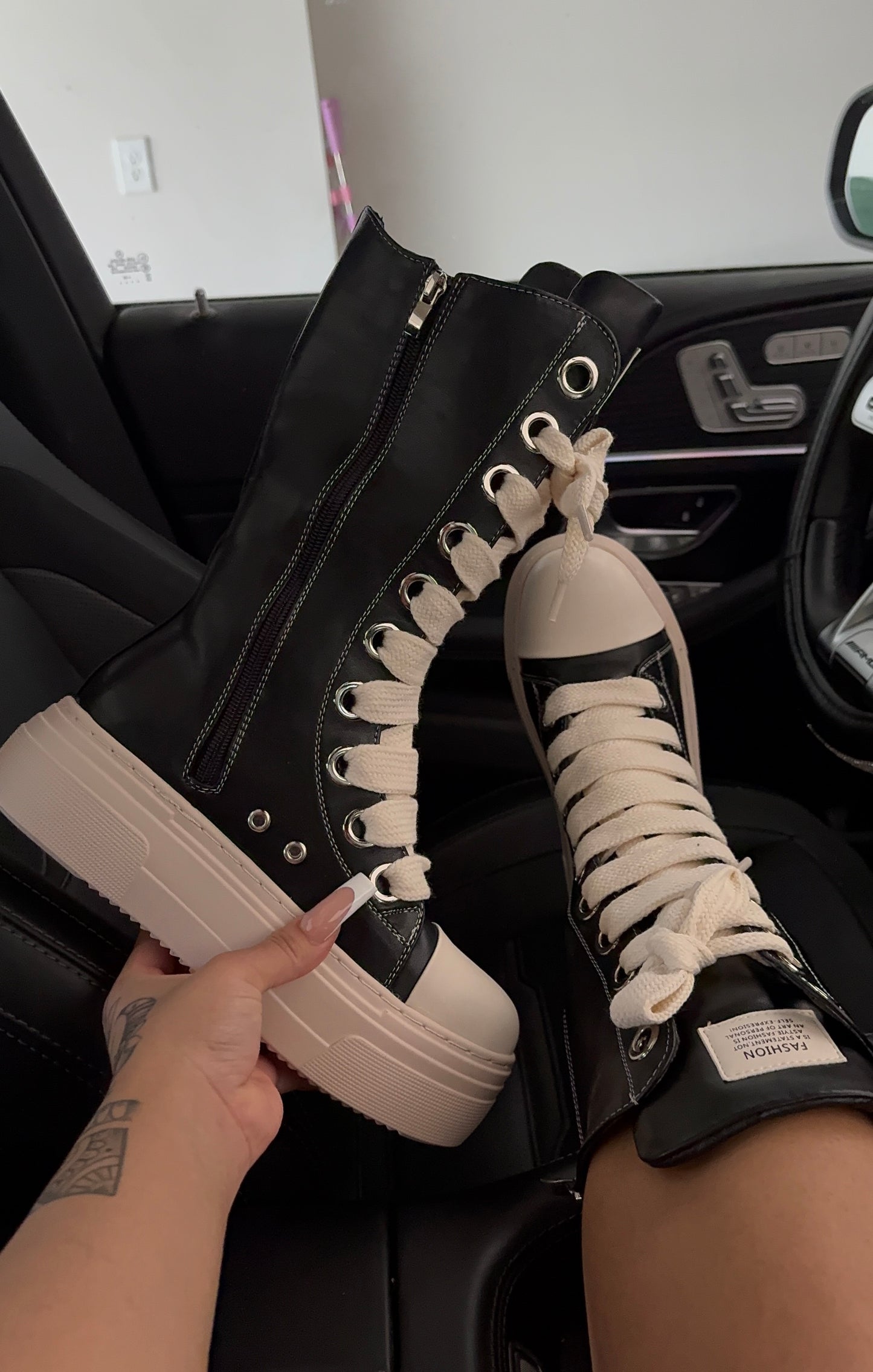platform ricky boots