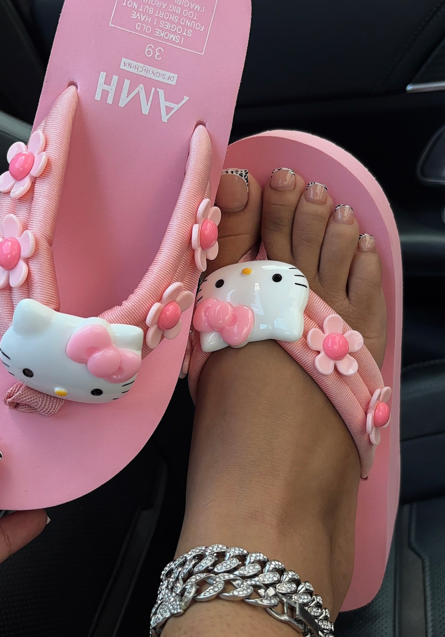 flower x hello kitty sandals