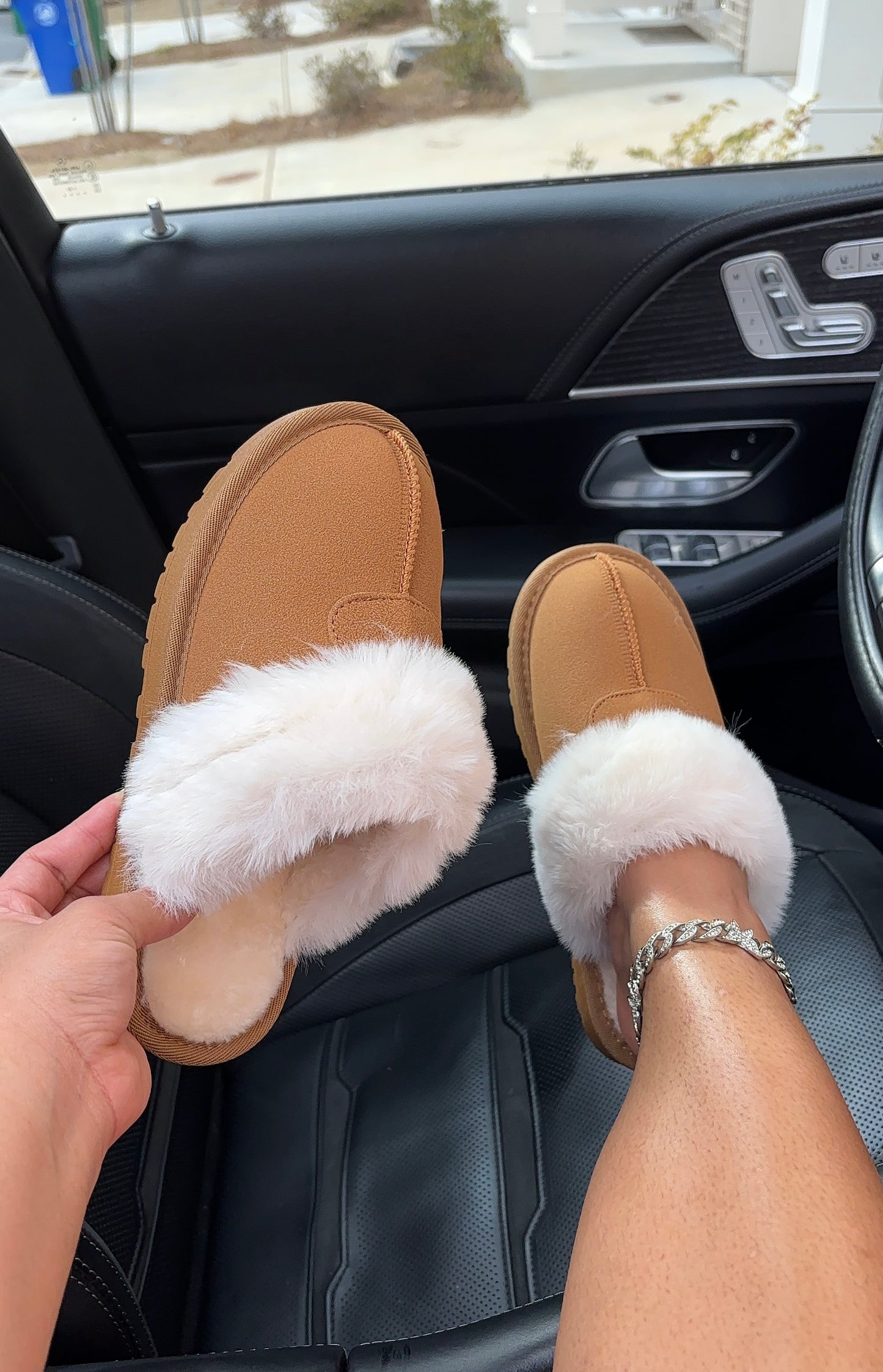 comfy fur slippers