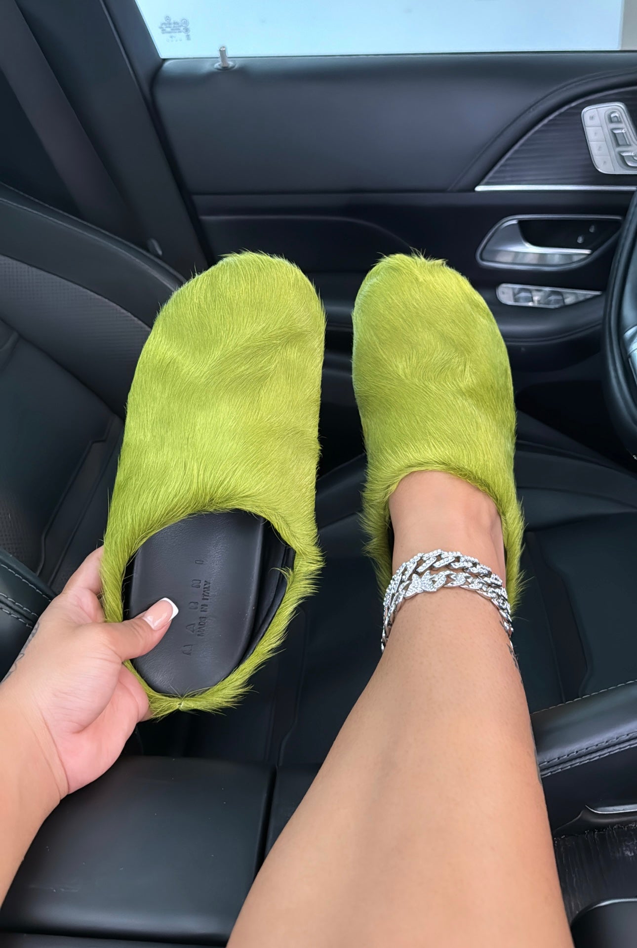 fuzzy luxury slides image 2