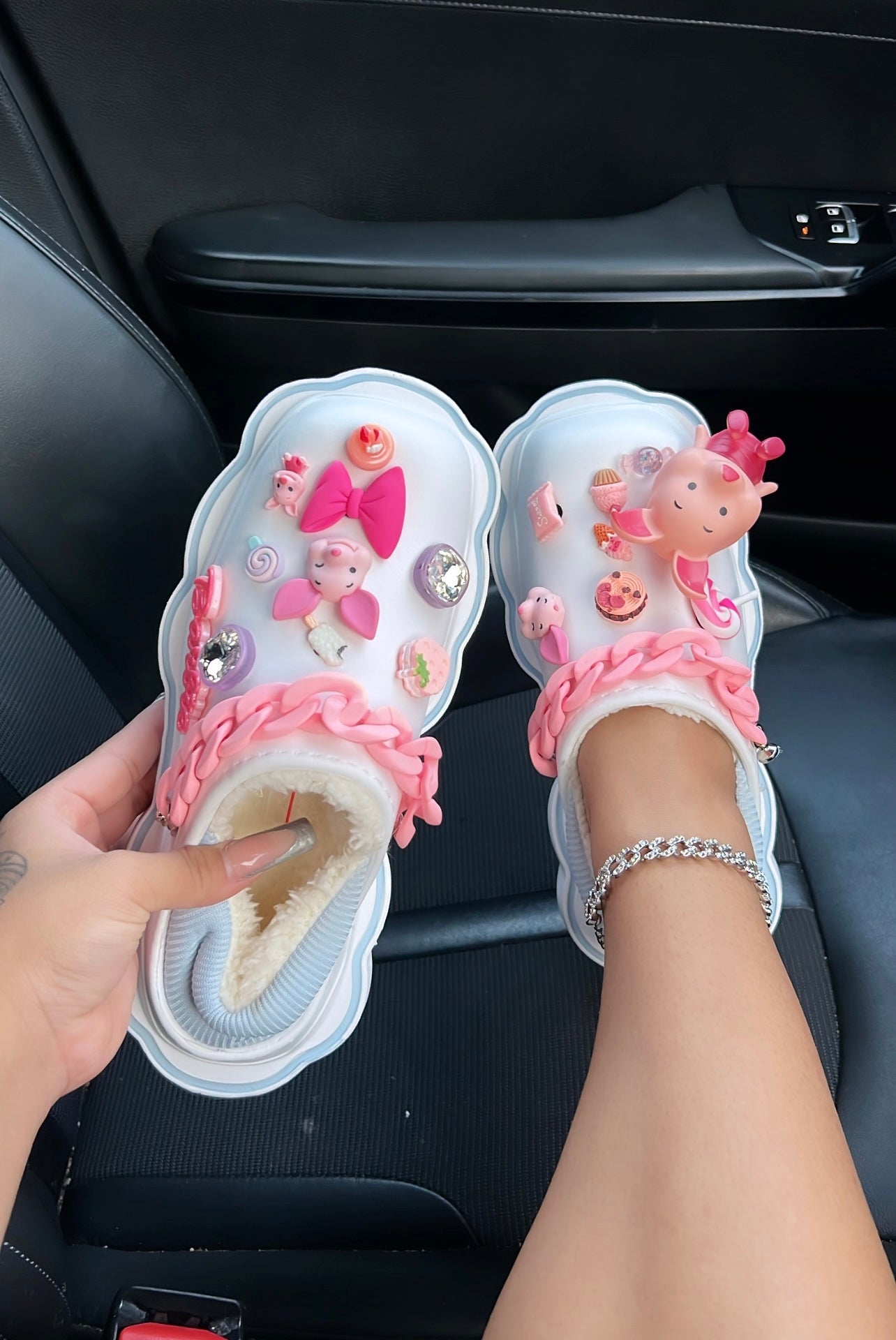 barbie fur clogs image 1