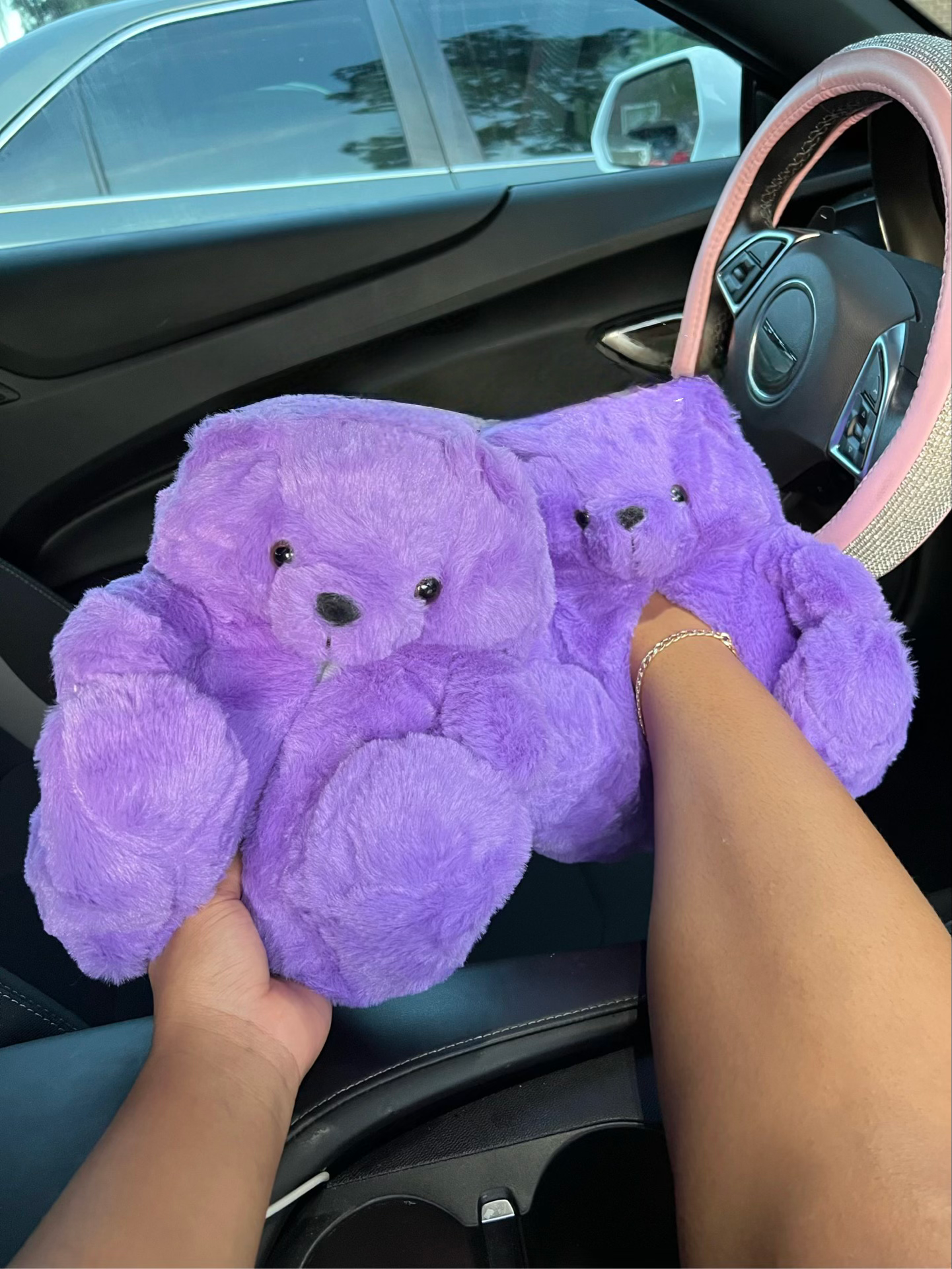 teddy slippers image 2