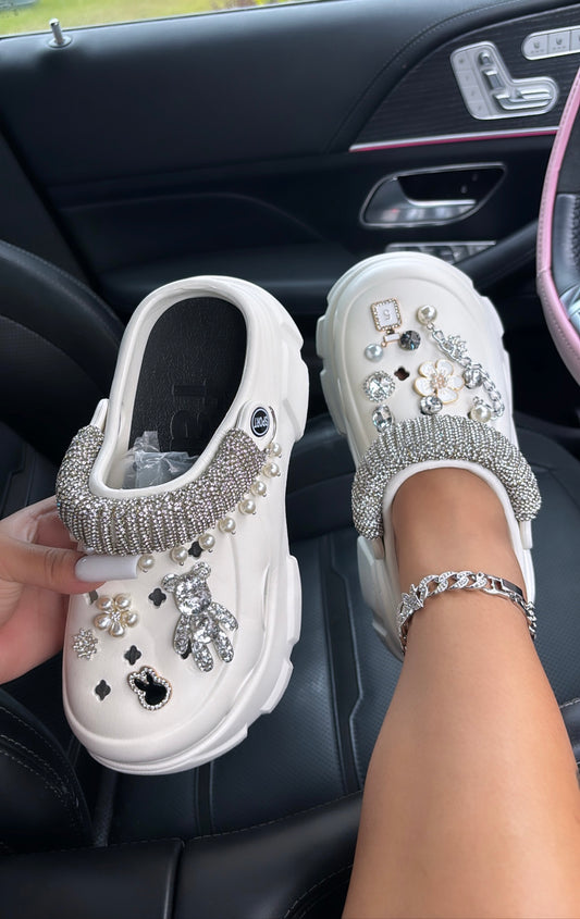 bedazzled exotic crocs image 0