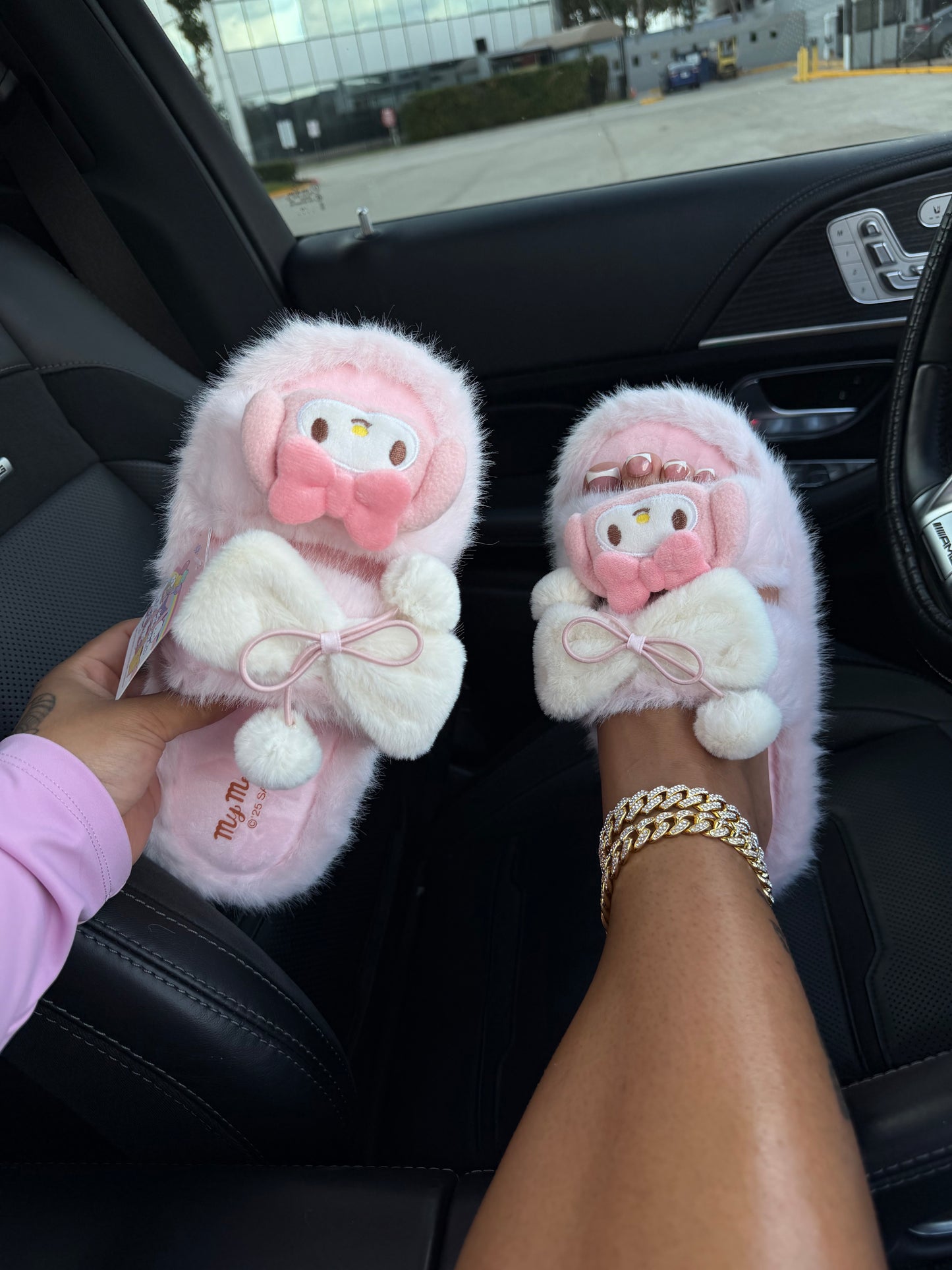 fur cutesy slippers