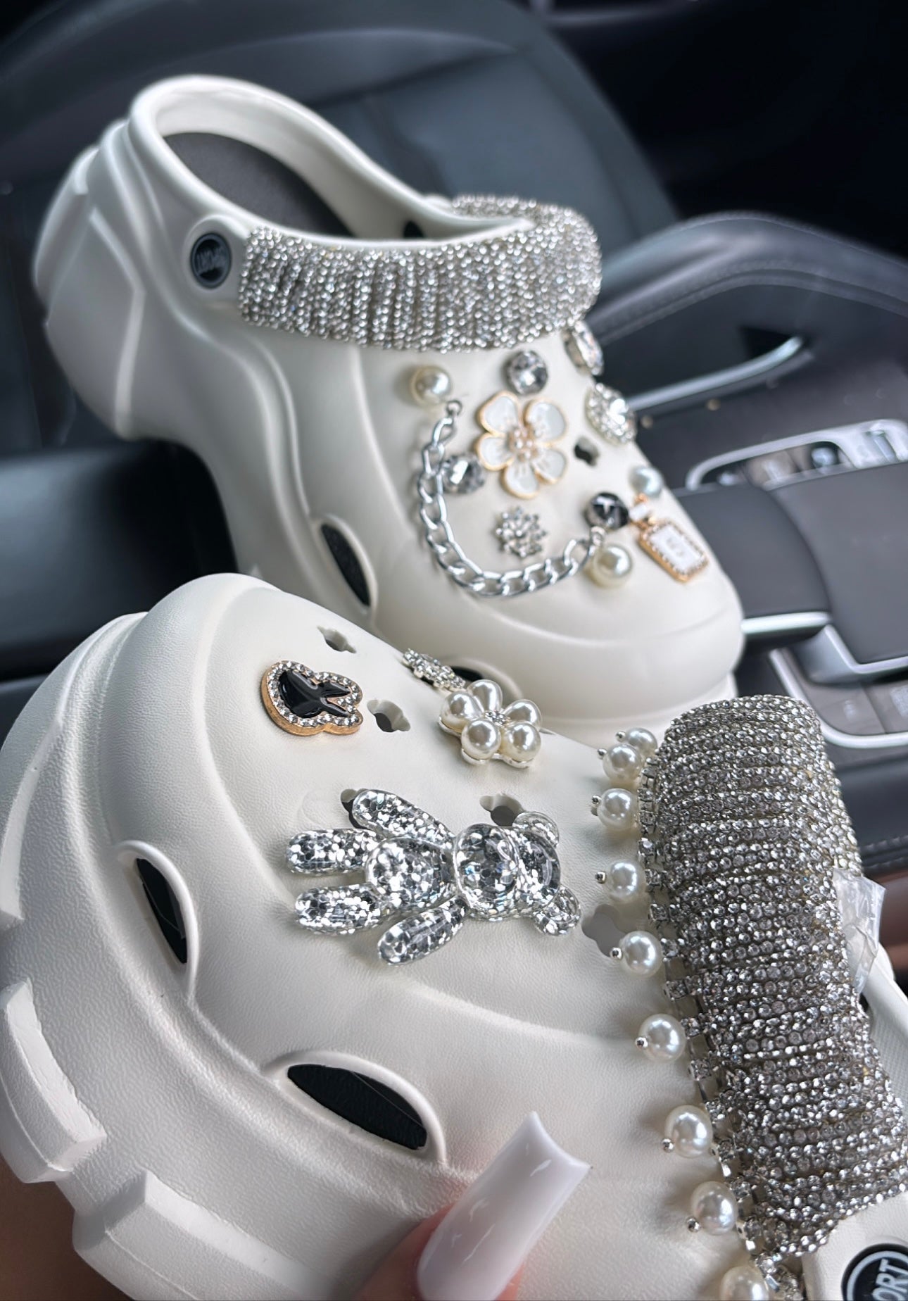 bedazzled exotic crocs image 2