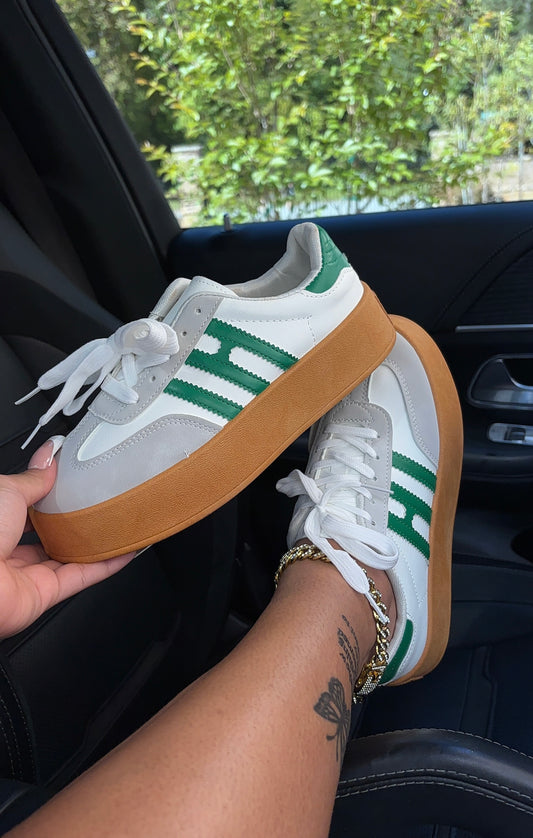 streetwear striped sneakers