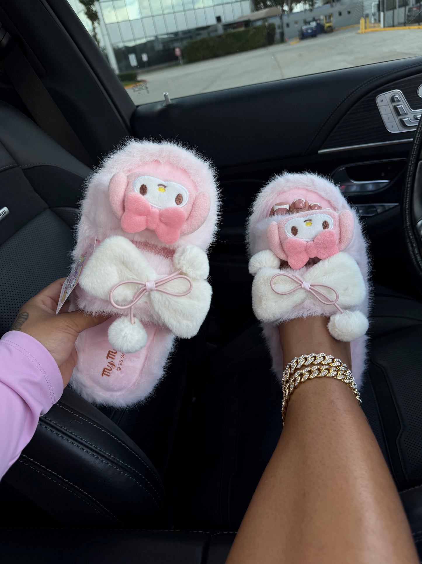 fur cutesy slippers