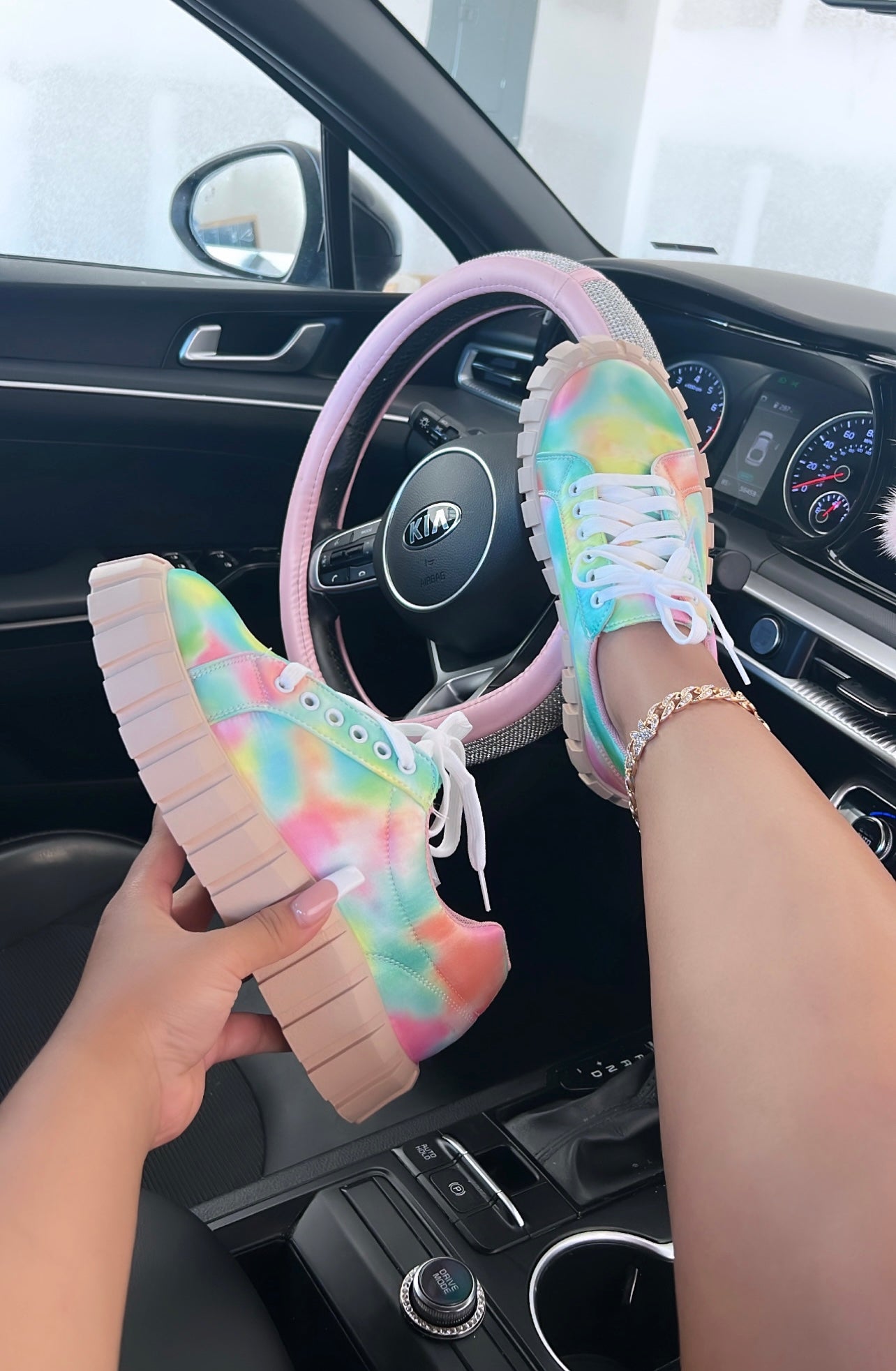 colorful platform sneakers  image 0