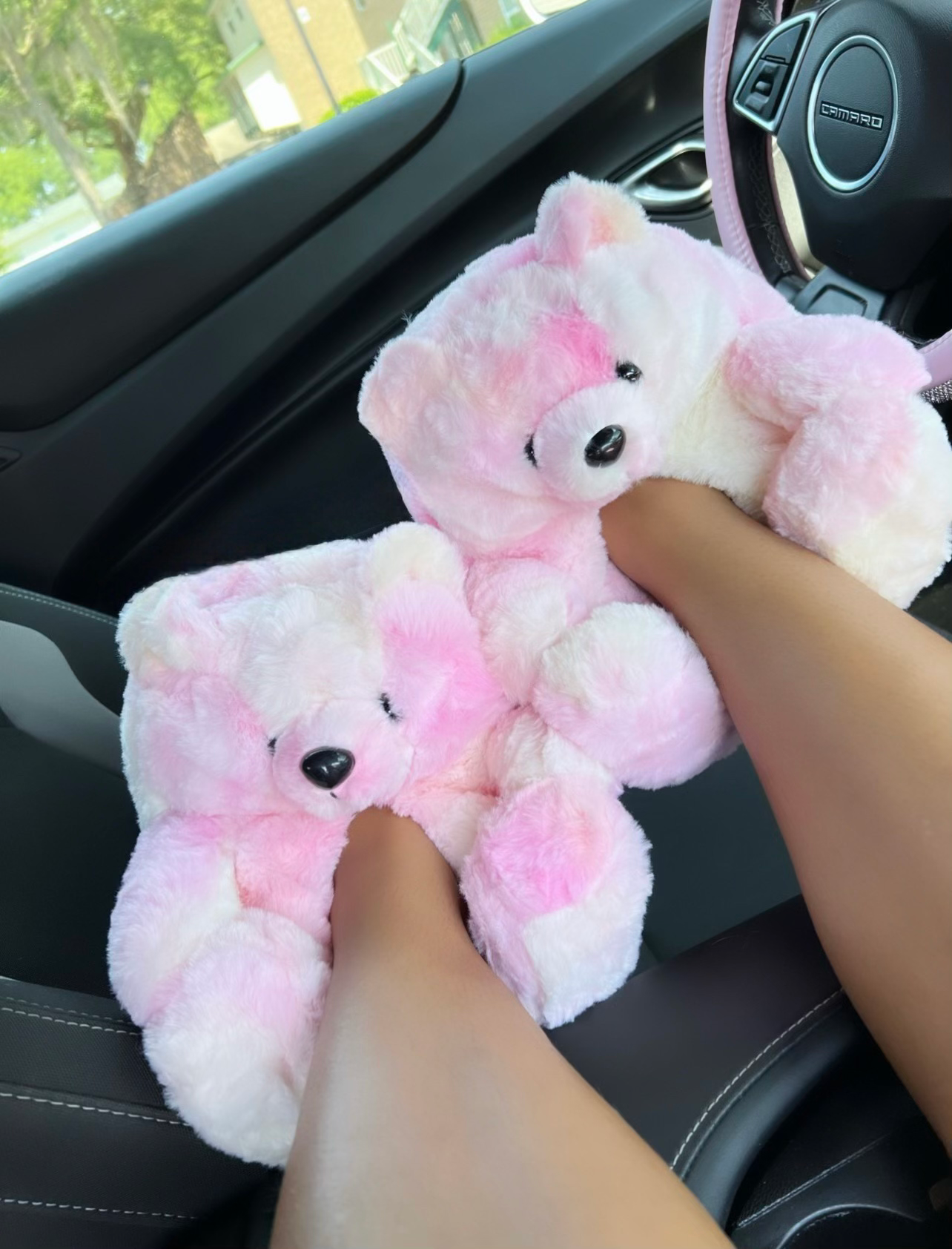 teddy slippers image 0