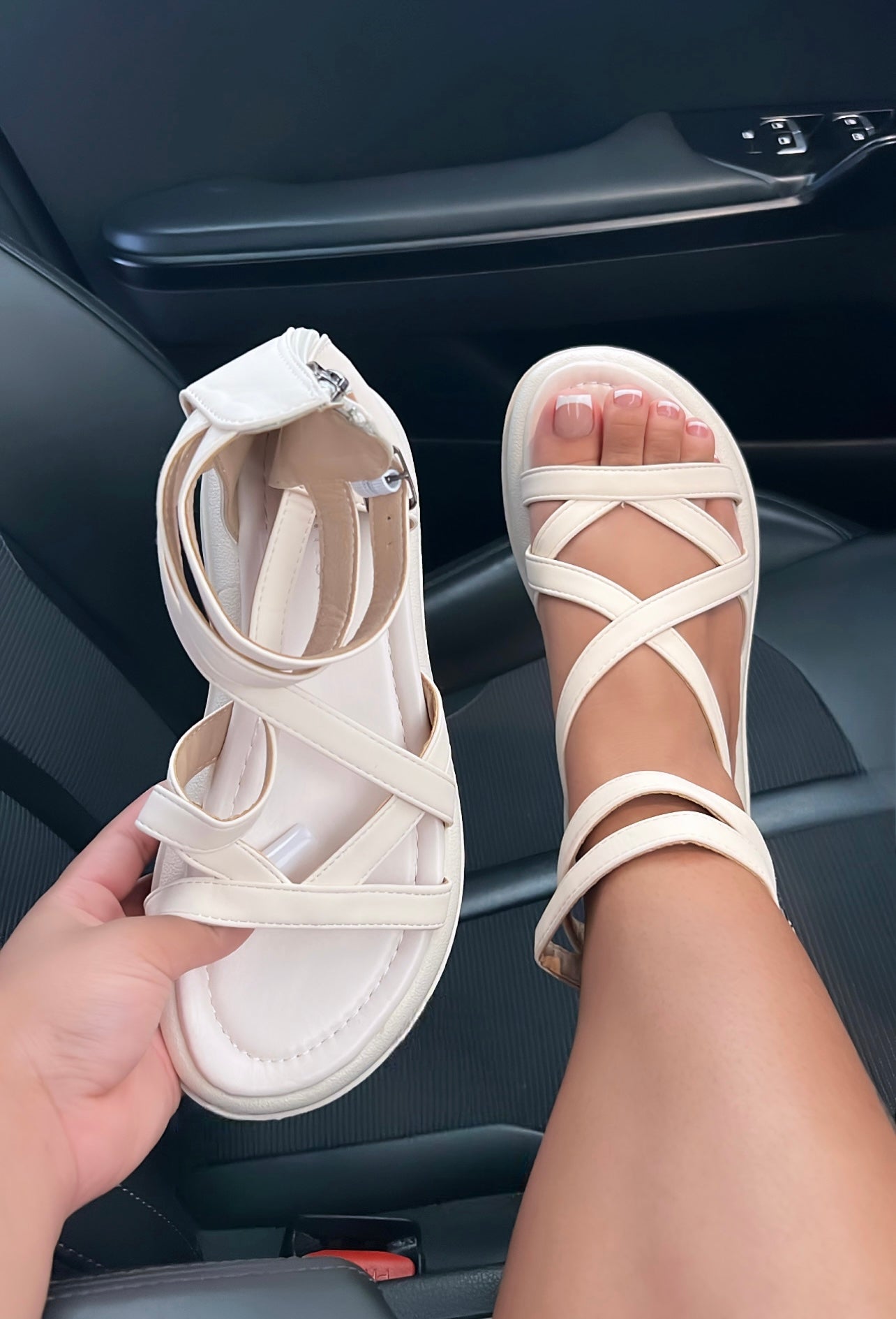 ankle strapped sandals  image 1